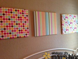 Covered canvases can spruce up any room!