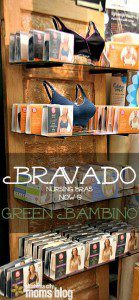 Bravado nursing bra display at green bambino