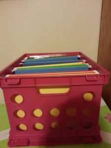 Organized container for each child