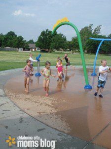 Splash Pads keep you cool in the summer and are oh so much fun!