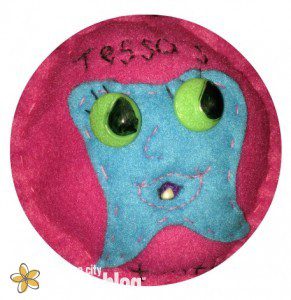 Tooth Pillow Front Cutout