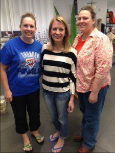 Congrats to Chellie, center, our Oklahoma City Moms Blog Grand Prize Winner!
