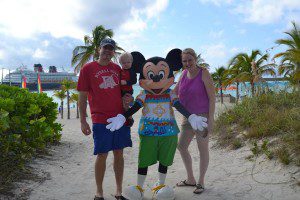 Don't you want to hang out with Mickey Mouse on a beach?! 