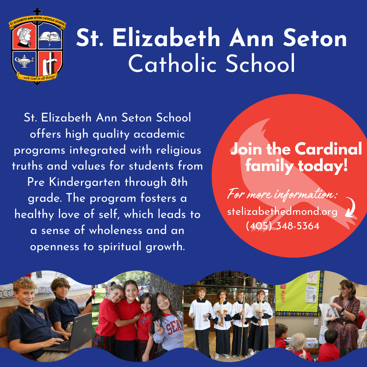 St. Elizabeth Ann Seton Catholic School- for OKC Mom ad (2) St. Elizabeth Ann Seton Catholic School