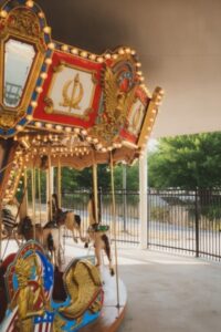 Picture of the carousel at the Myriad Gardens